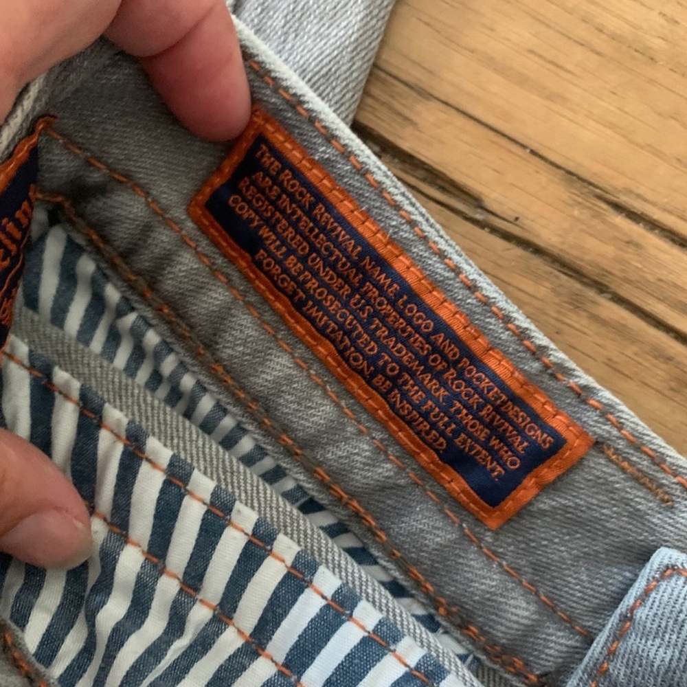 Rock revival Celine straight jeans denim grey 27 - Picture 10 of 10
